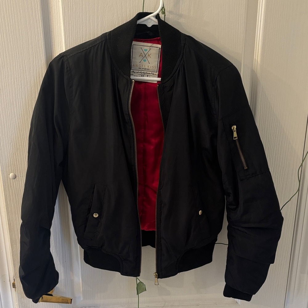 Black Bomber Jacket
